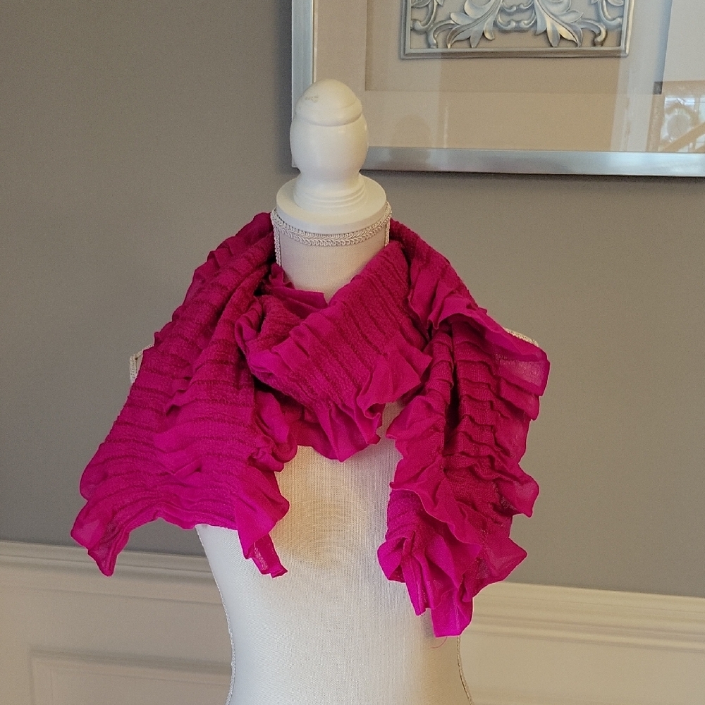 The Limited Fuchia Scarf Womens